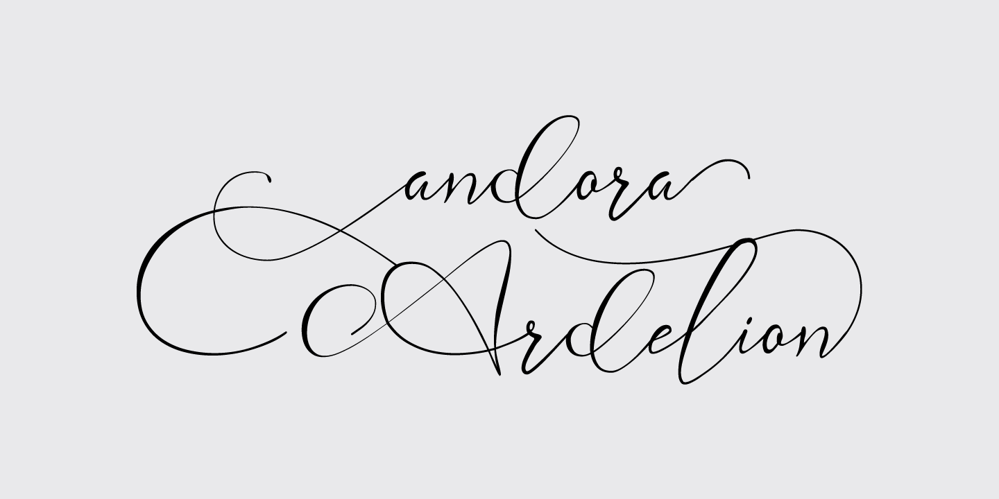 Font Andora Ardelion
